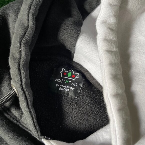 Ranboo The Beloved Duality 2021 Limited Edition Black Hoodie Sweatshirt Size M - Picture 9 of 13